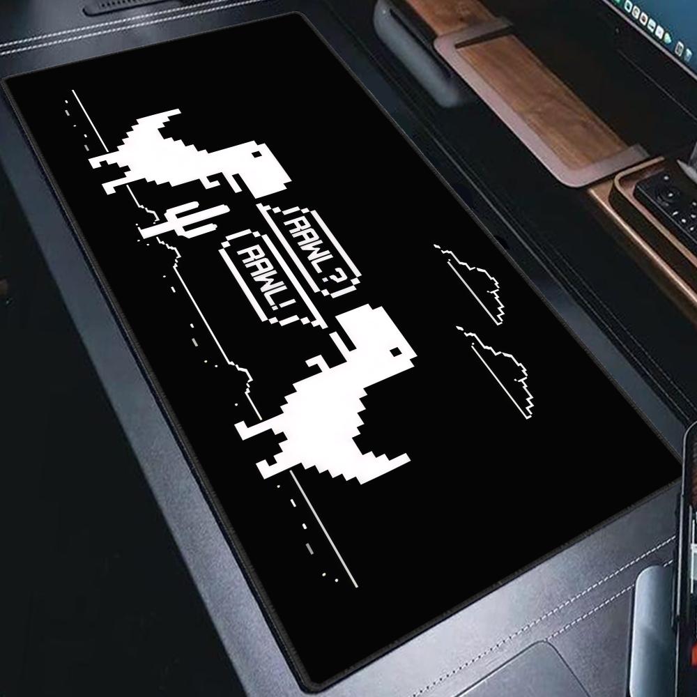 Gaming Accessories Shop - Dinosaur Pattern XXL Mouse Pad Rubber