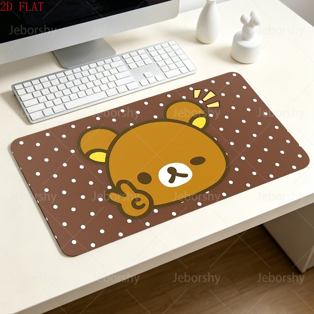 Gaming Accessories Aesthetic - Rilakkuma Large Desk Pad Cute Bear