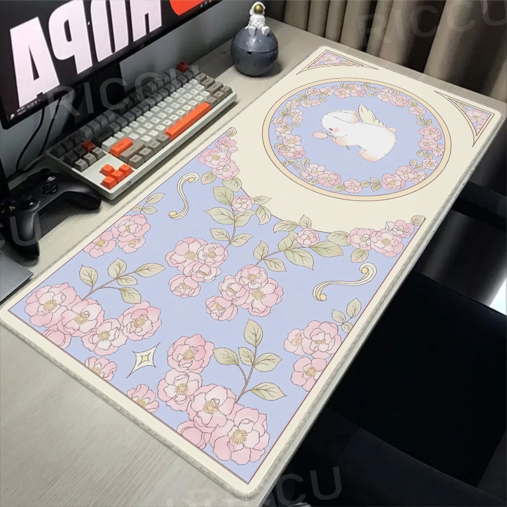 Gaming Accessories Aesthetic - Gaming Green Plant Flower Aesthetics Rabbit