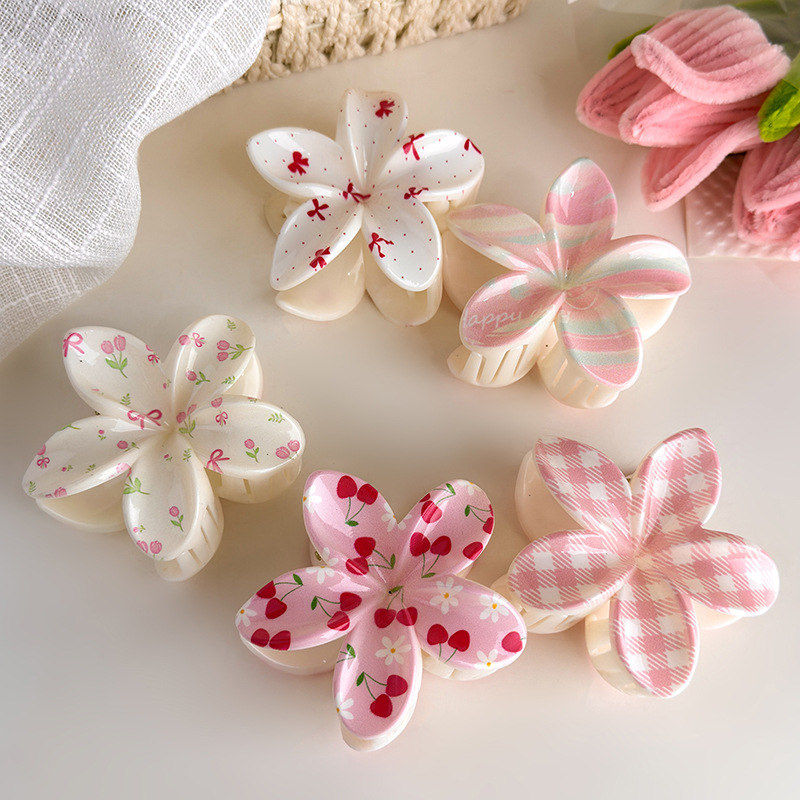 Flower Hair Claw Clip for Wome - огляд і ціна Gaming Accessories Rack