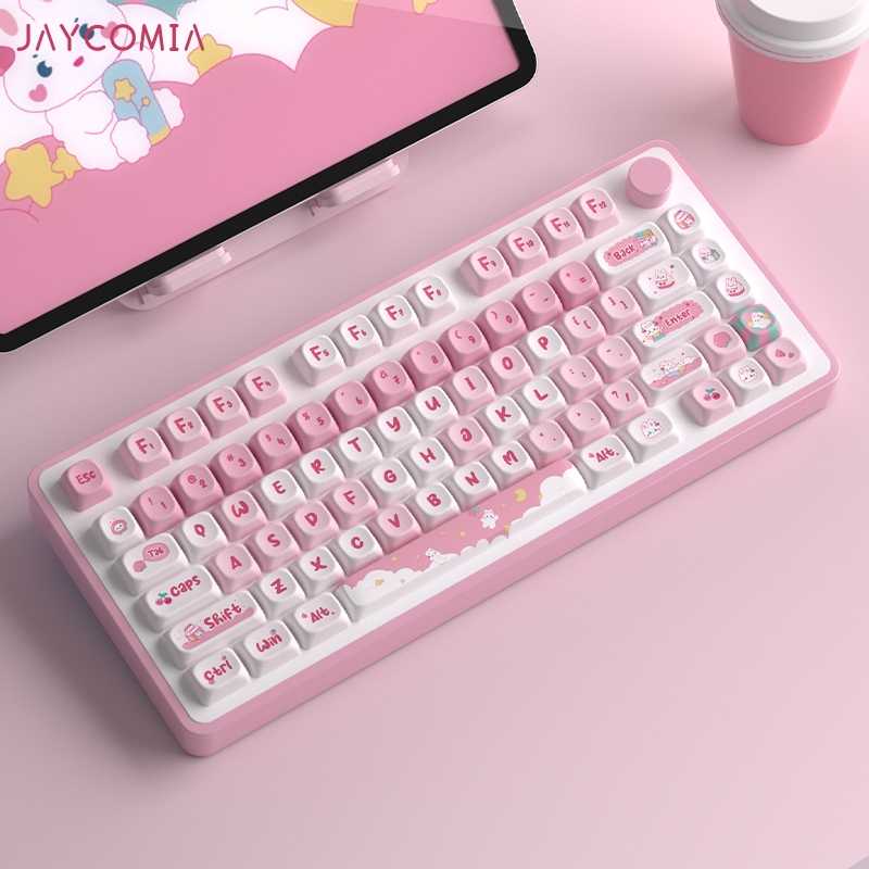 MOA Cute Keycaps PBT Dye Sub K - огляд і ціна Gaming Accessories Aesthetic