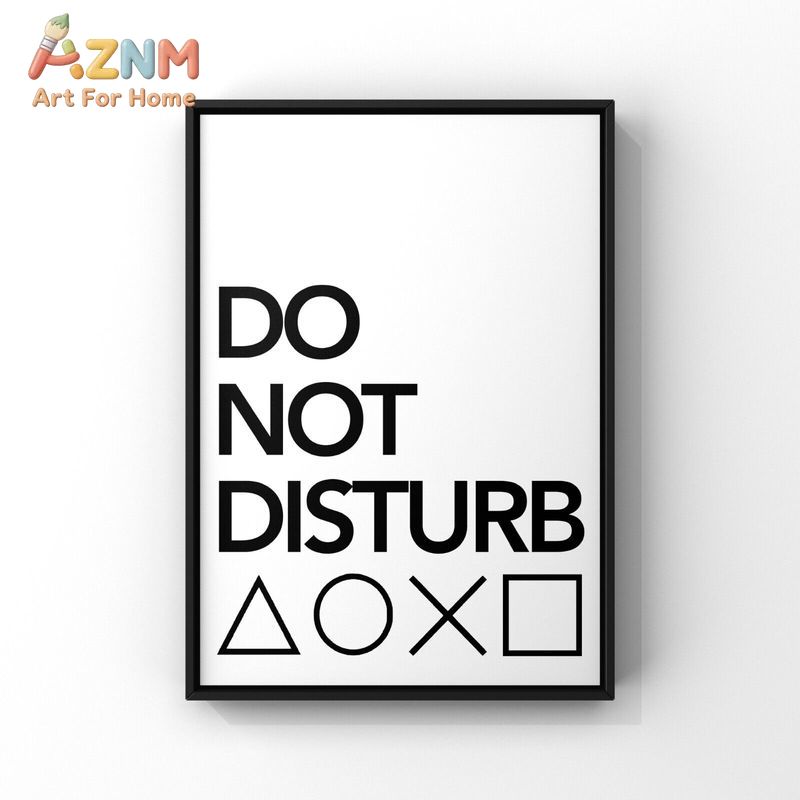 AZNM Black White Gaming Canvas - огляд і ціна Gaming Accessories For Room