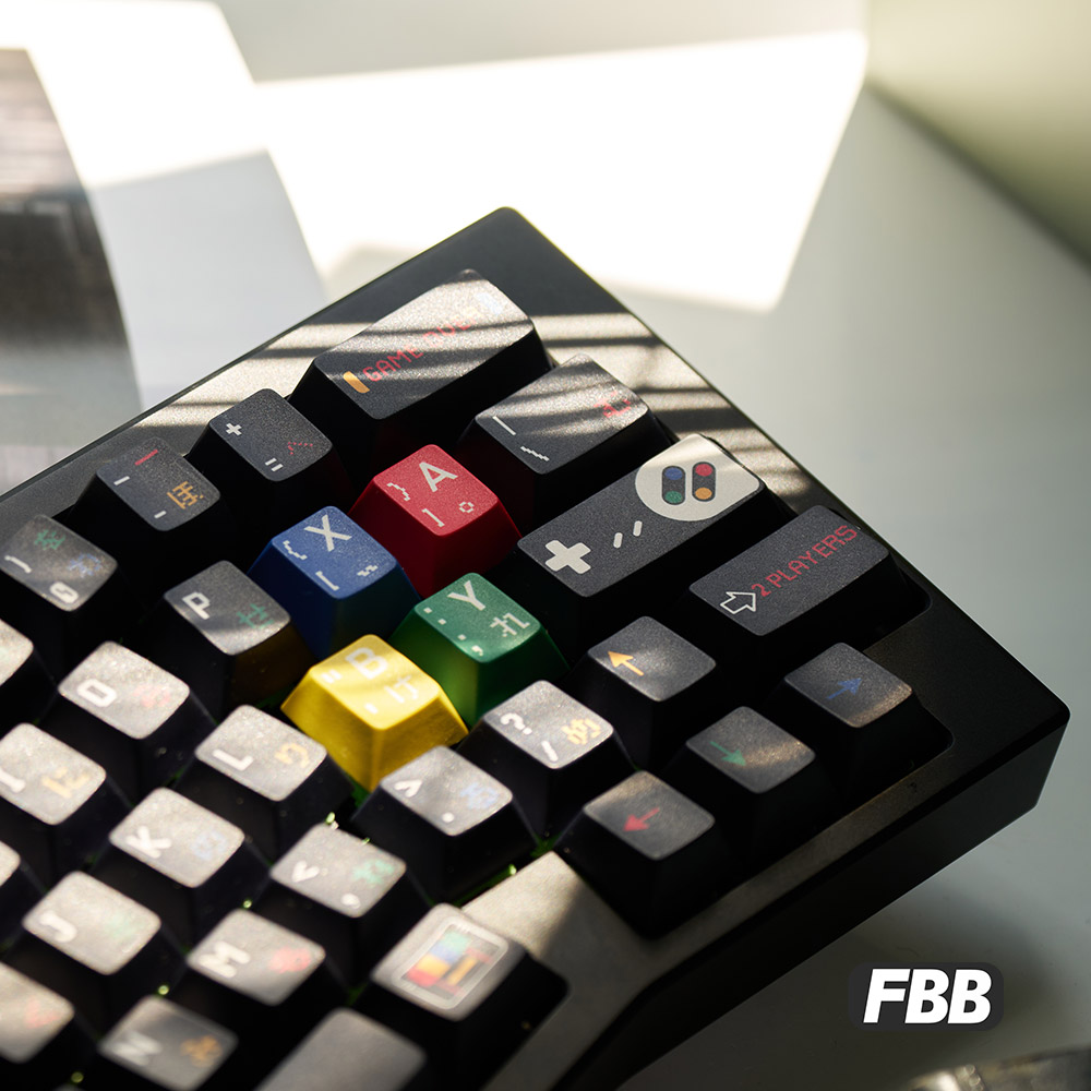 FBB Keycaps SFC 1990 171keys P - огляд і ціна Gaming Accessories Aesthetic