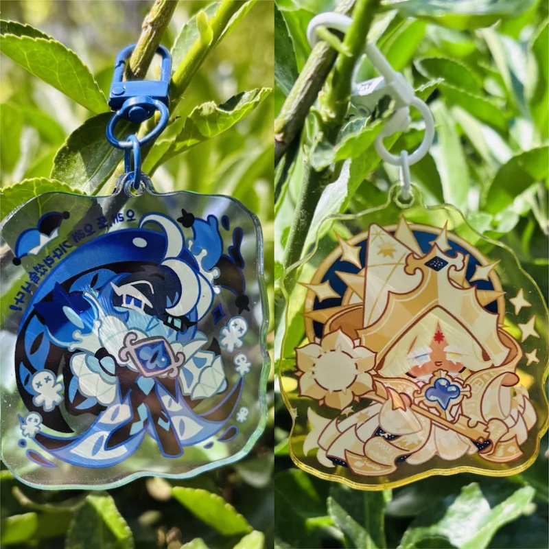 2PCs Cookie Run Keychain - Sha - огляд і ціна Gaming Accessories For Room