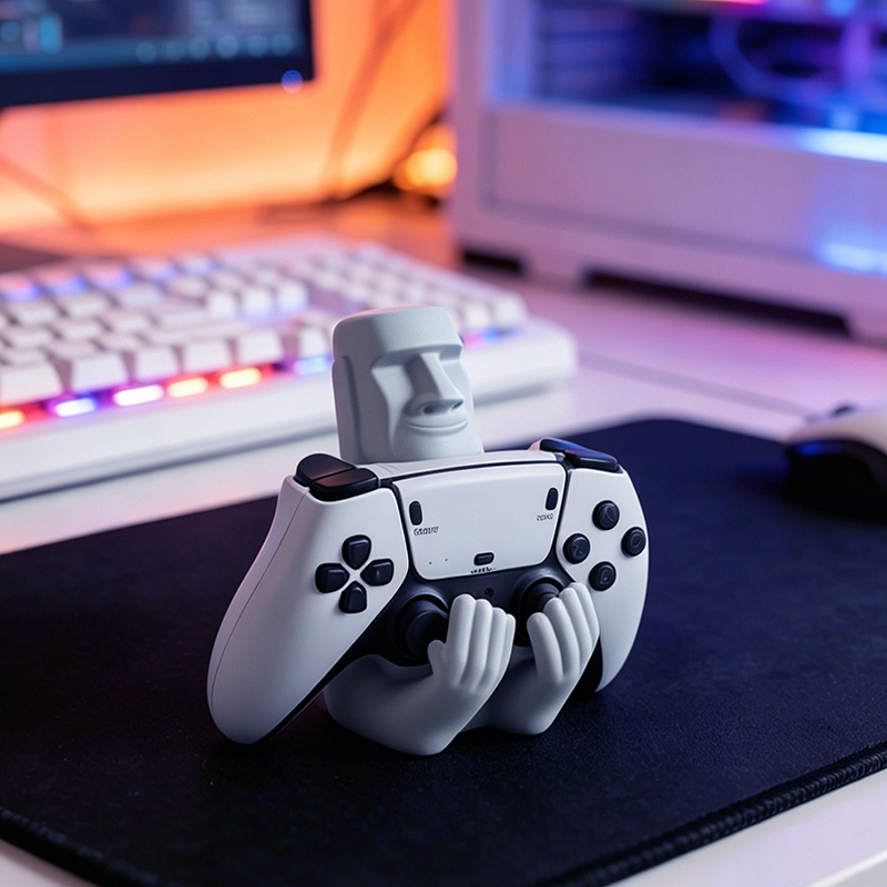 Funny Moai Stone Resin Gamepad - огляд і ціна Gaming Accessories For Room