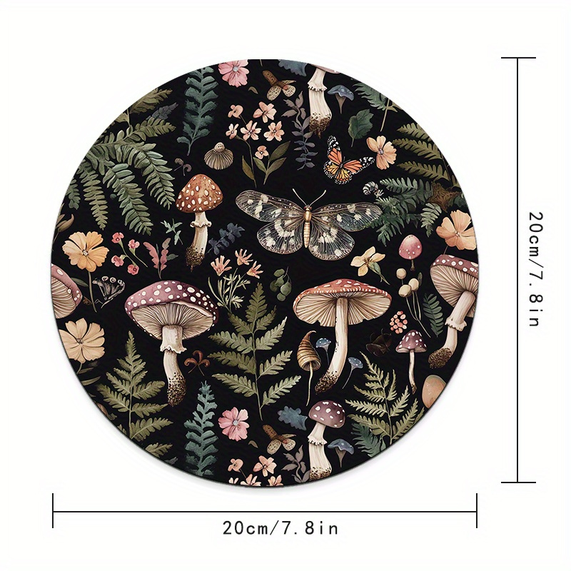 Round Forest Plant Mouse Pad R - огляд і ціна Gaming Accessories For Room